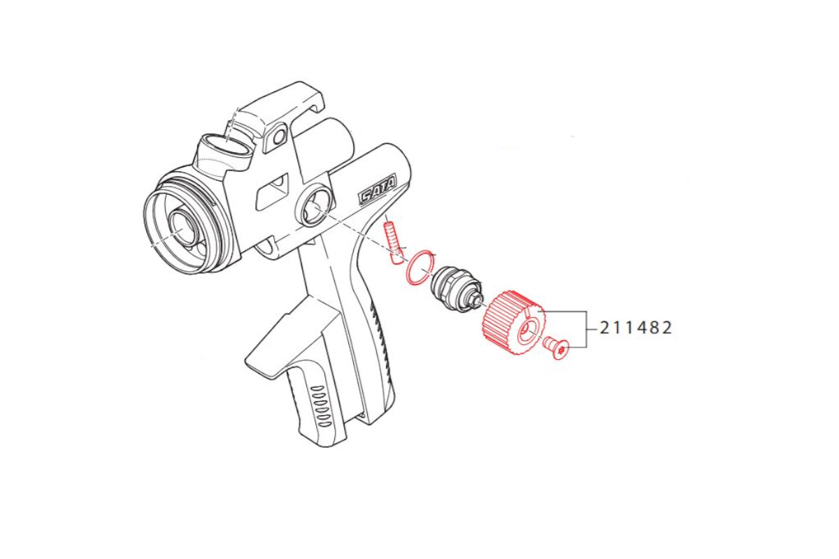 Botão de Controle Com Parafuso 211482