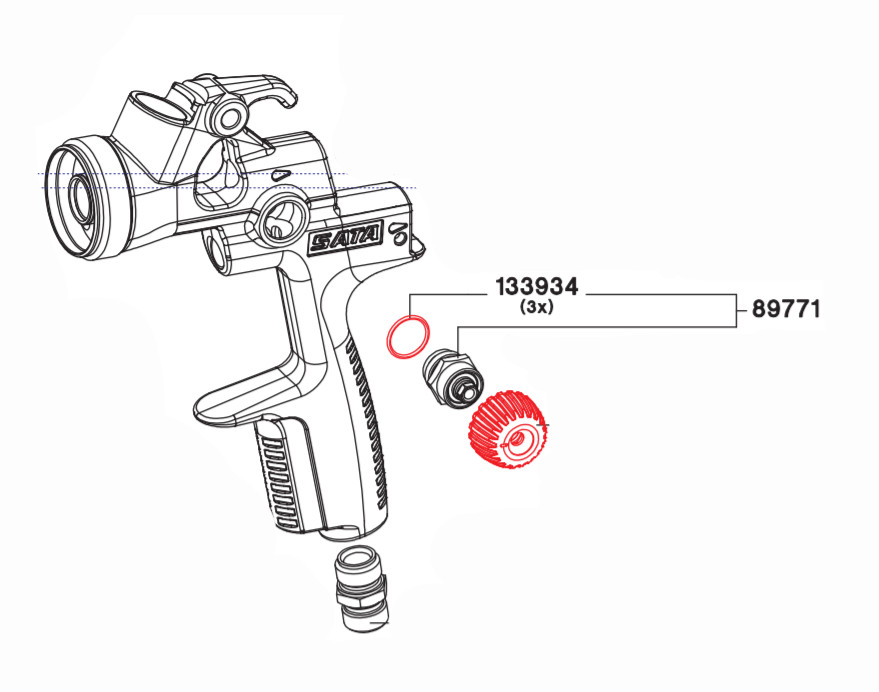 Eixo CPL Para Controle de Spray Redondo/Plano 89771