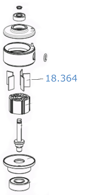 Conjunto 10 Lâminas Para Skorpio III 1,45 X 11 X 19,92Mm