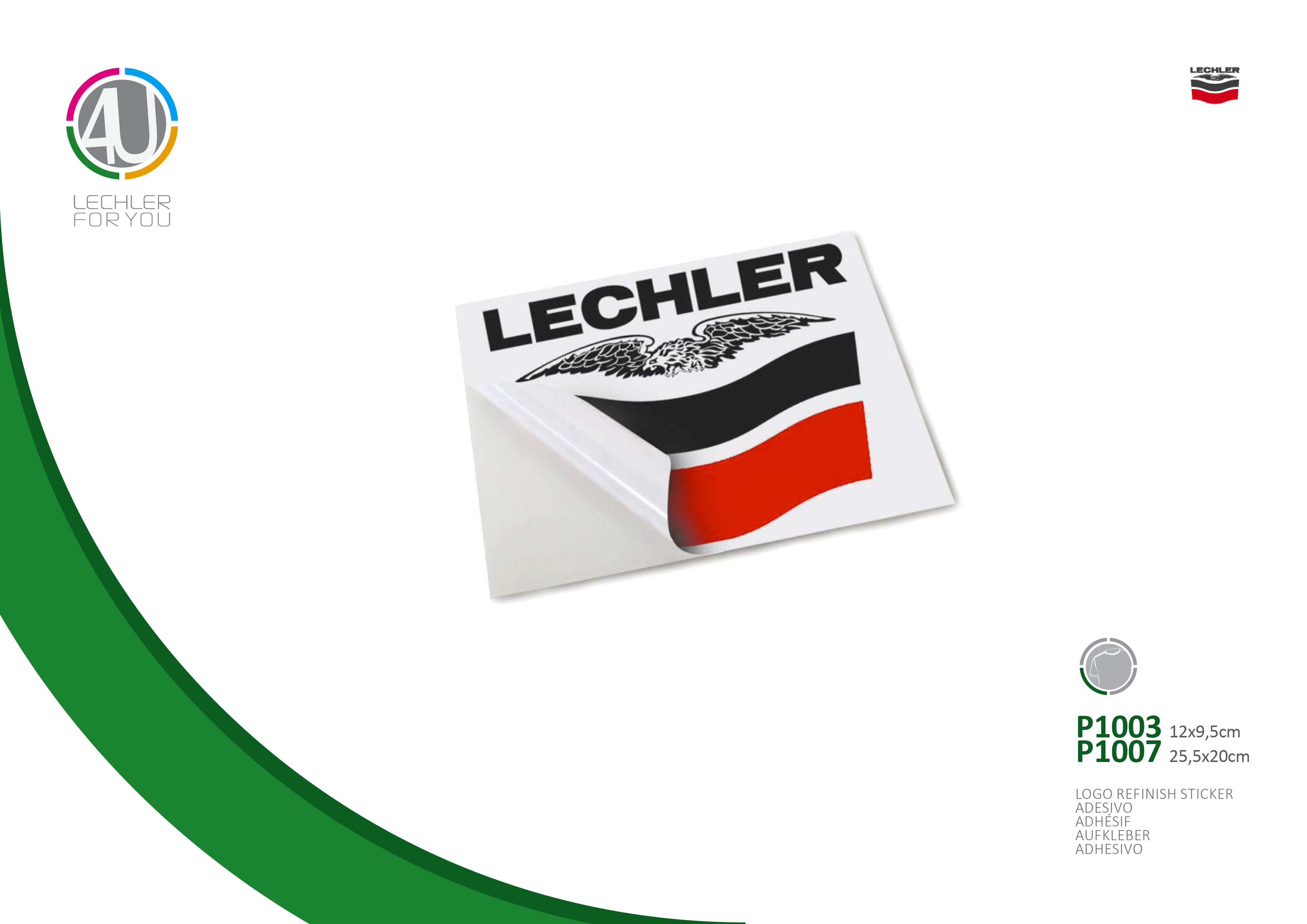 Adesivo Refinish Logo