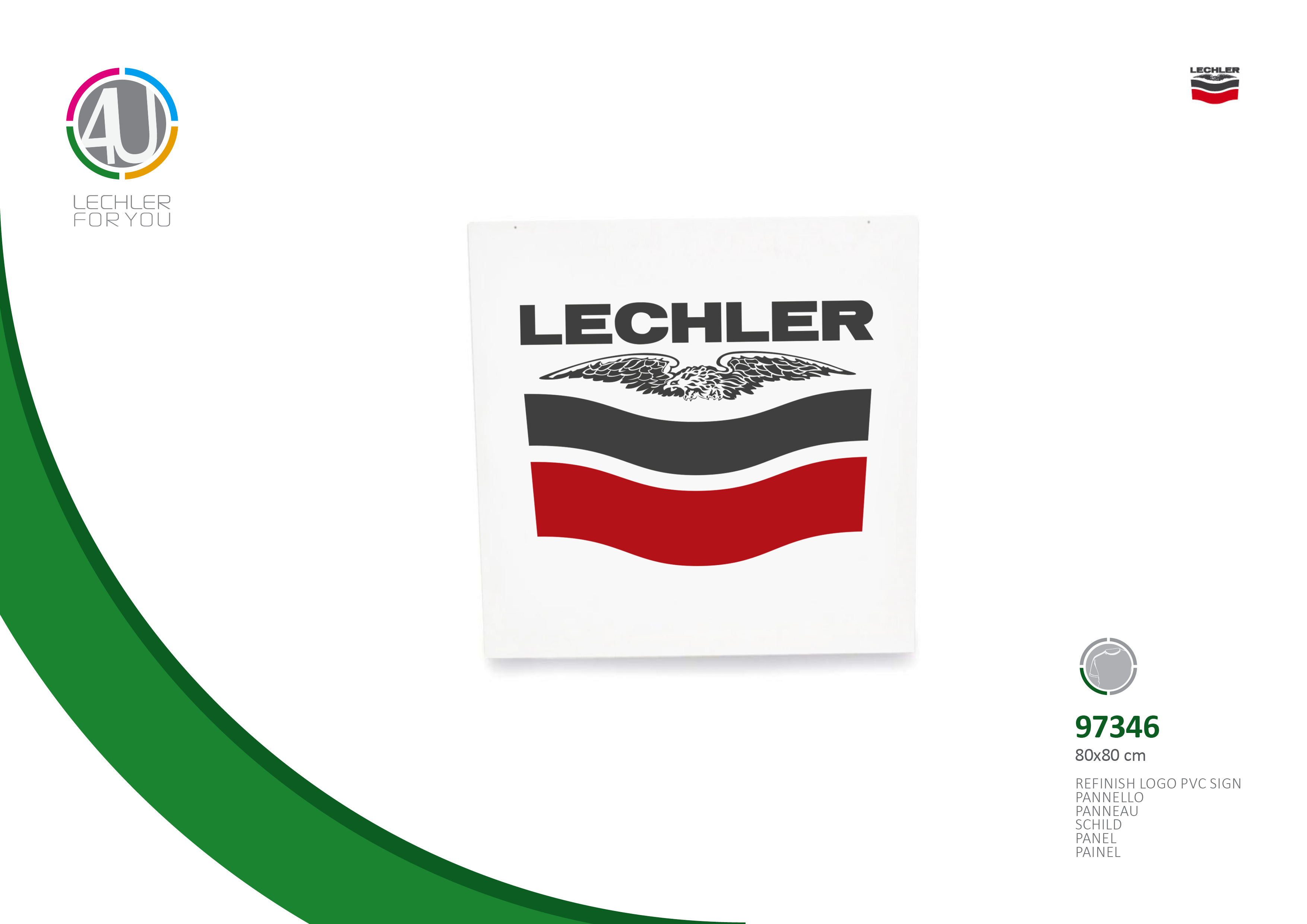 Refinish Placa PVC 80 X 80 Cm