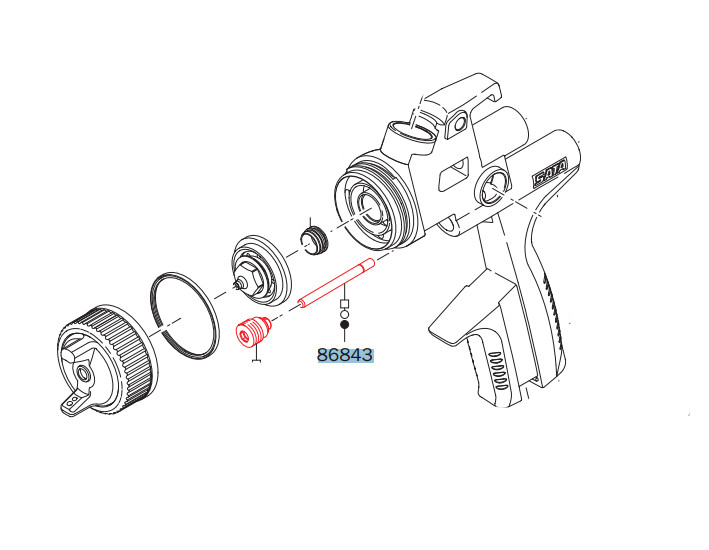 Válvula de Pistão de Ar 86843