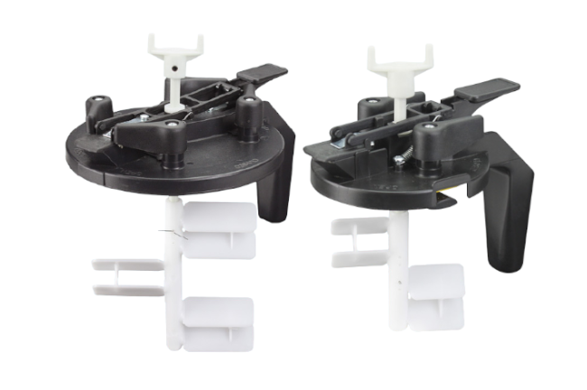 Conjunto de Tampas de Mistura para Sistema de Preenchimento Cinza