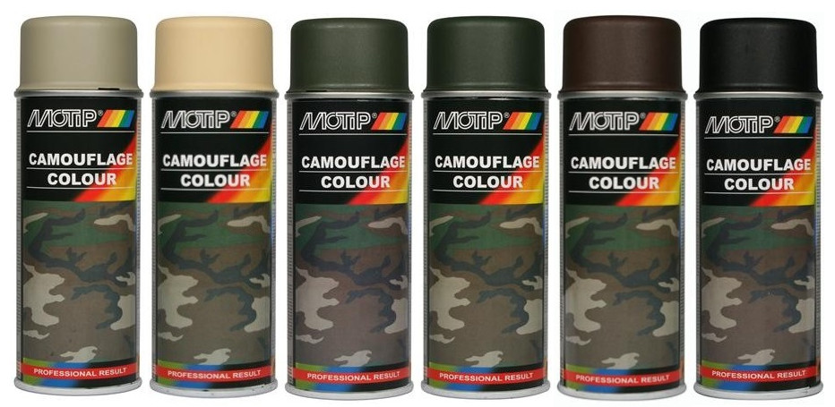 Tinta Spray Camuflada