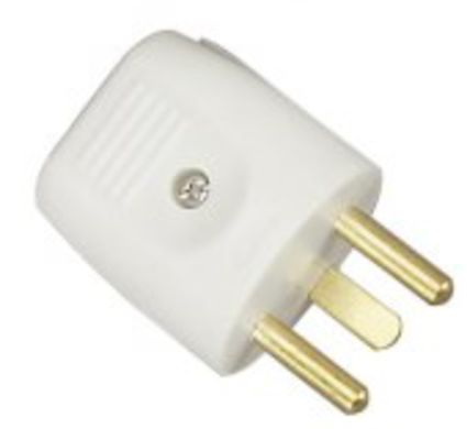 Tomada Redonda Com Terra