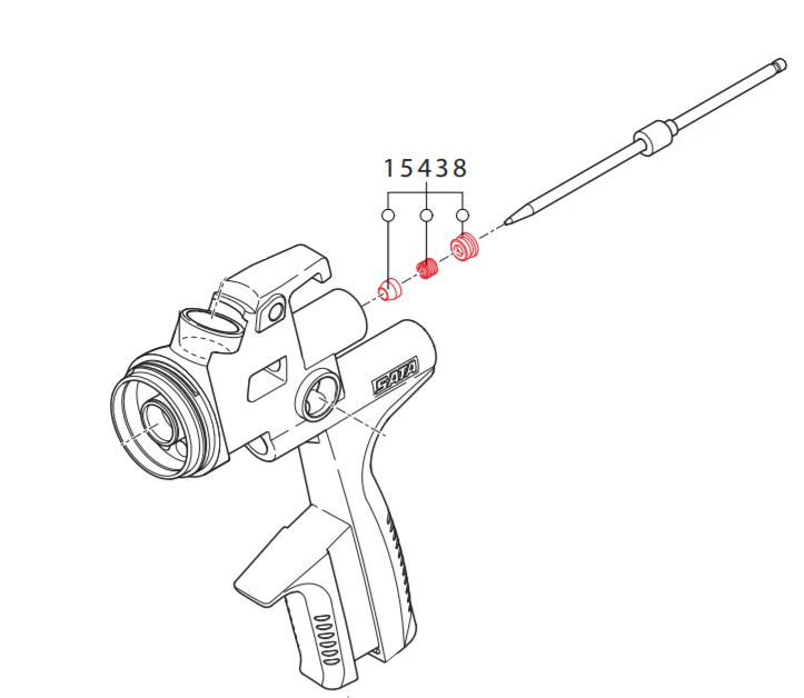 Embalagem de Agulha para Tinta 15438